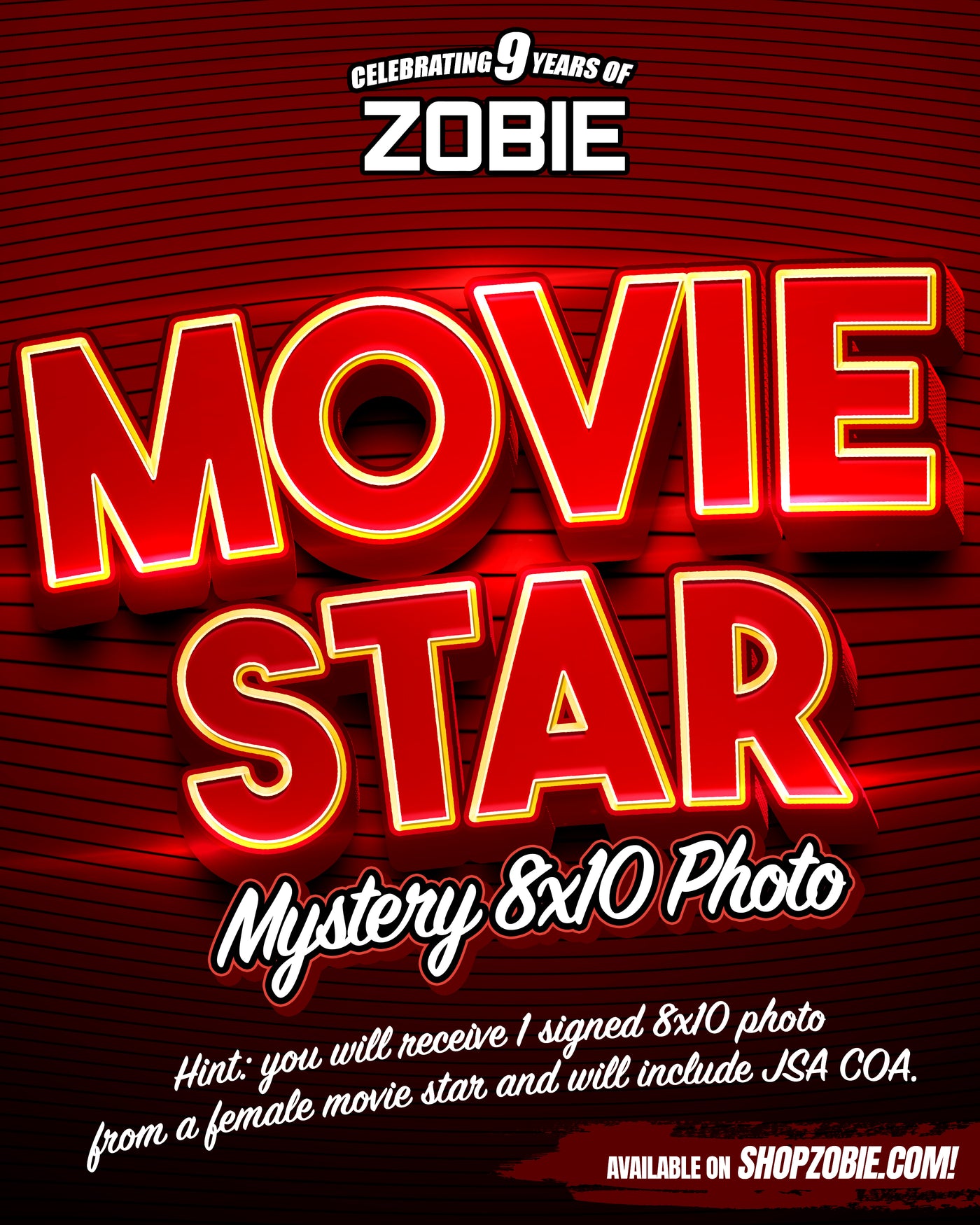 SPECIAL Movie Star Mystery Signed 8x10 Photo