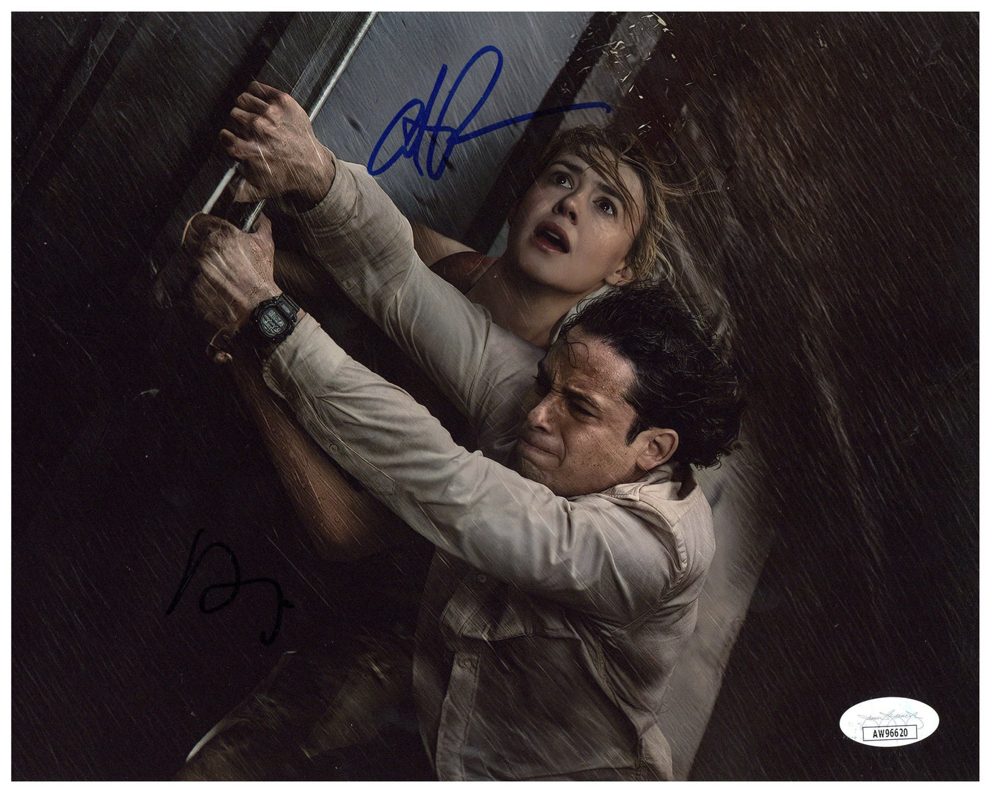 Daisy Edgar-Jones & Anthony Ramos Signed 8x10 Photo Twisters Autographed JSA COA