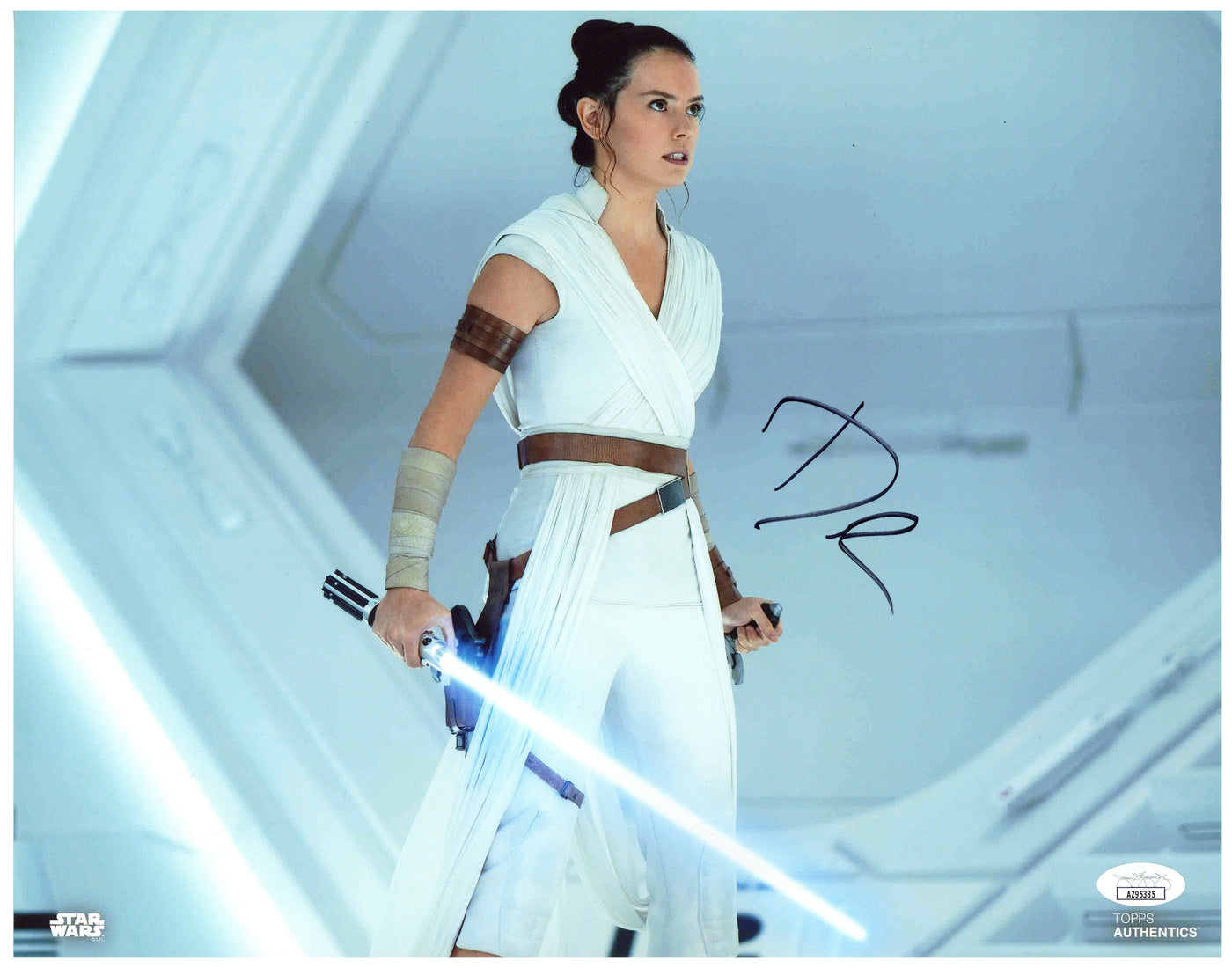 Daisy Ridley Signed 11x14 Photo Star Wars Authentic Autographed JSA COA 2