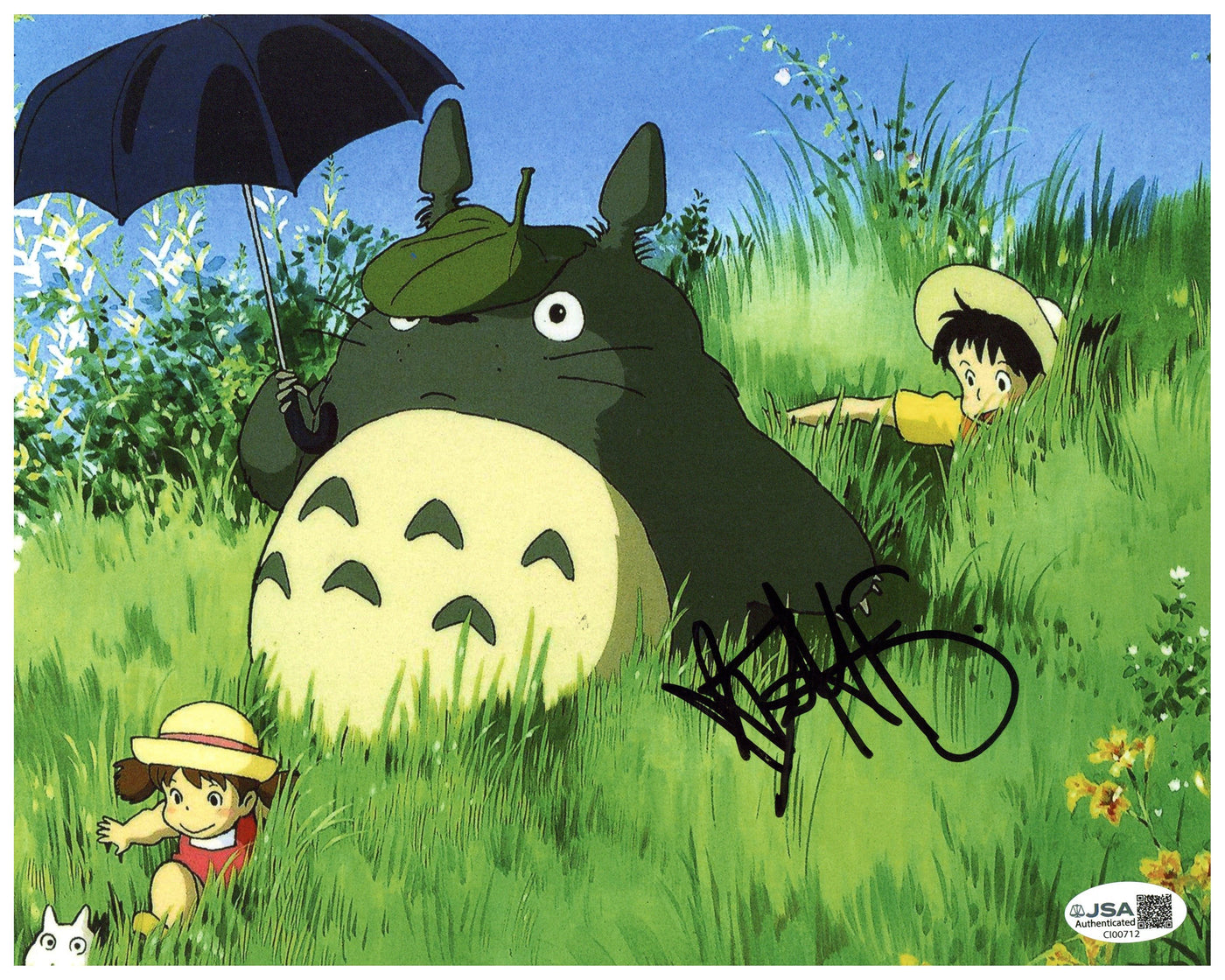 Dakota Fanning Signed 8x10 Photo My Neighbor Totoro Autographed JSA COA