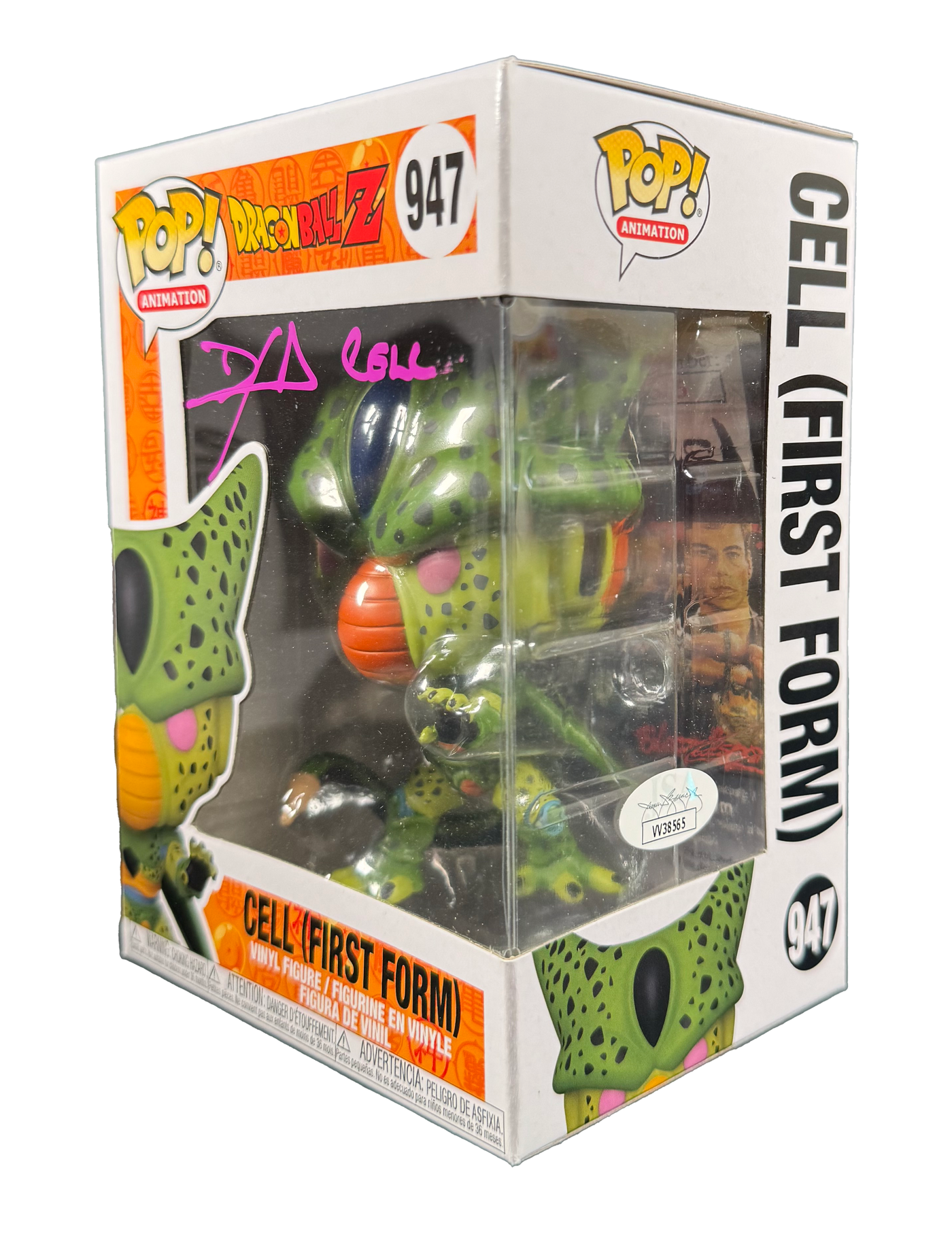 Dameon Clarke Signed Funko Pop Dragon Ball Z Perfect Cell Autographed JSA COA