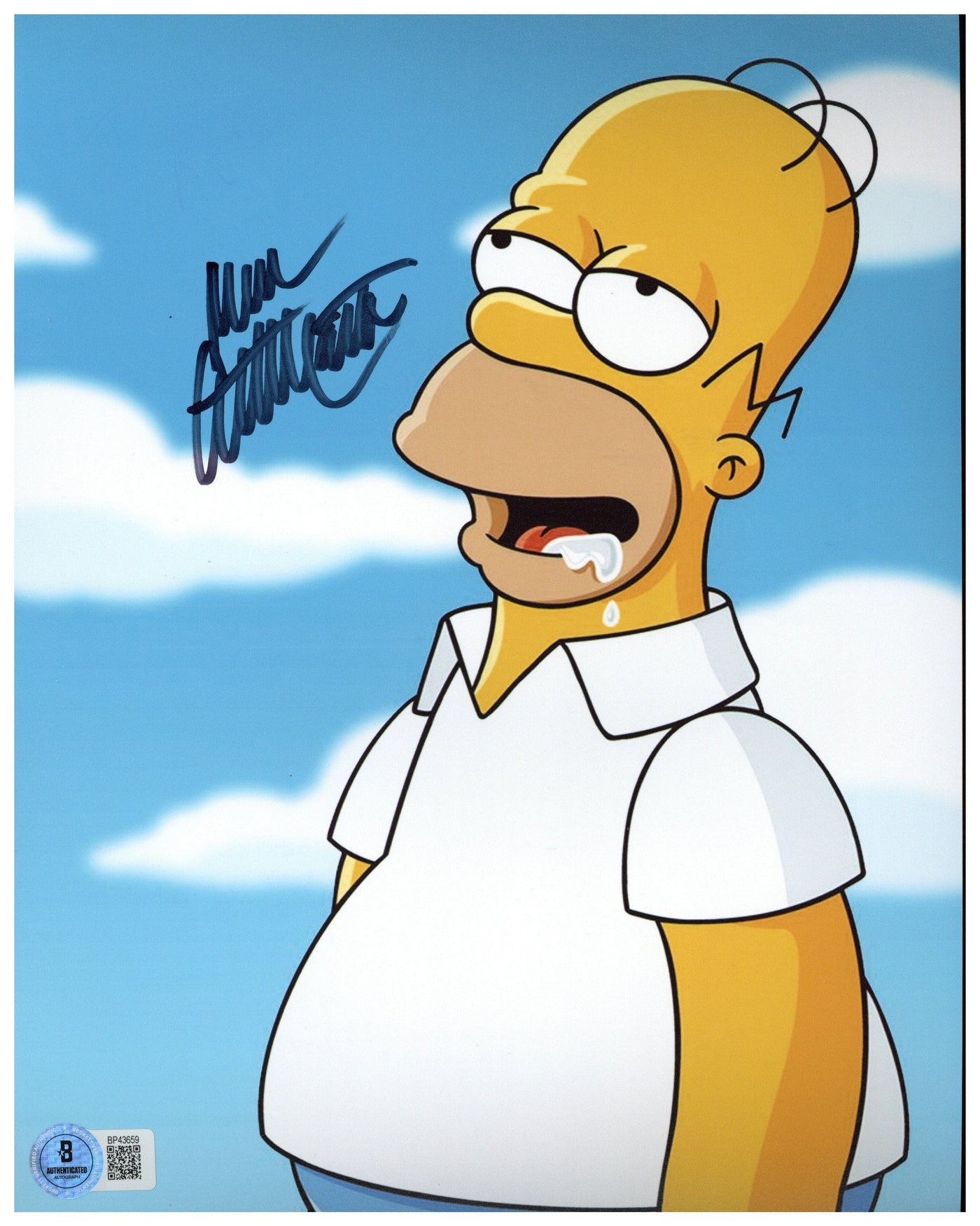 Dan Castellaneta Signed 8x10 Photo The Simpsons Homer Autographed BAS COA 2