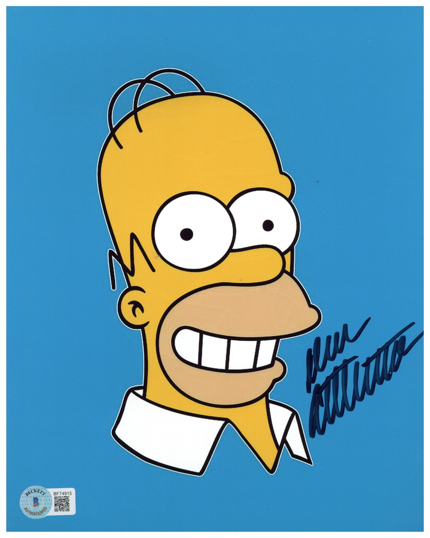 Dan Castellaneta Signed 8x10 Photo The Simpsons Homer Autographed BAS COA 4