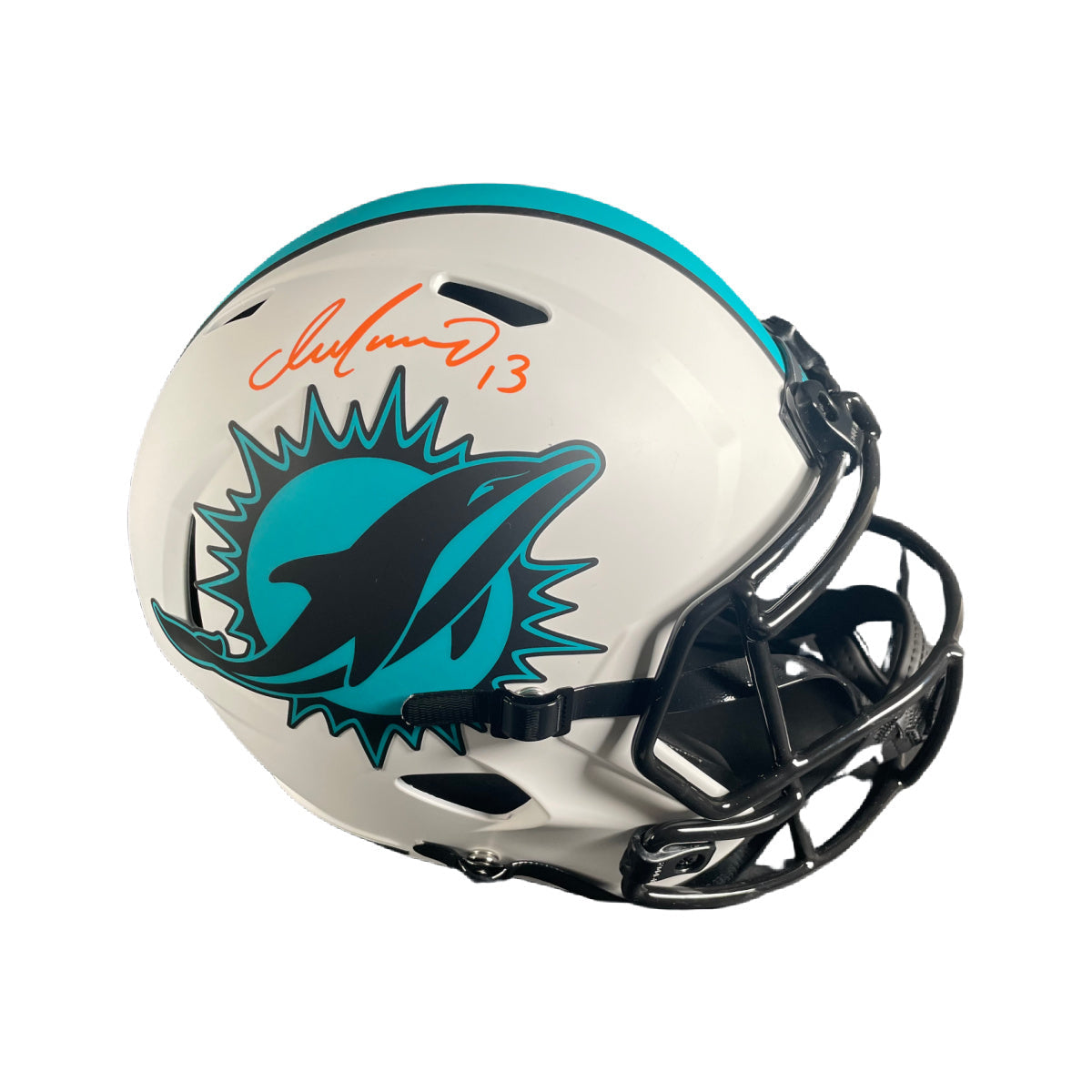 Dan Marino Miami Dolphins Autographed Riddell Lunar Eclipse Speed Repl ...