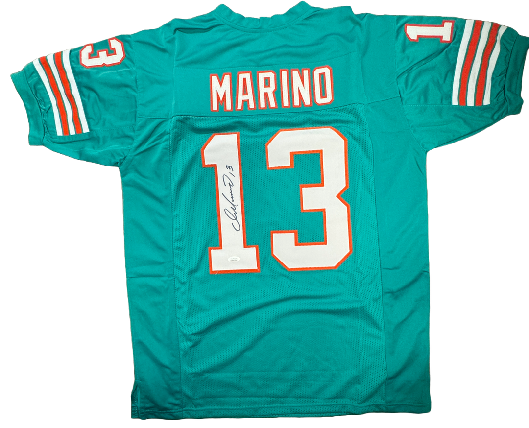 Dan Marino Signed Miami Dolphins Custom Jersey Autographed JSA COA Zobie Productions