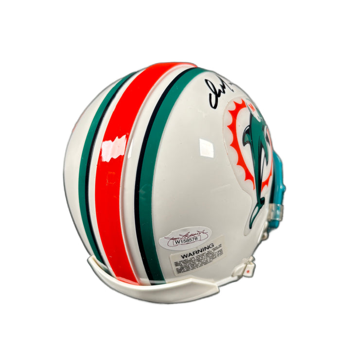 Dan Marino Signed Miami Dolphins Mini Helmet Autographed JSA COA