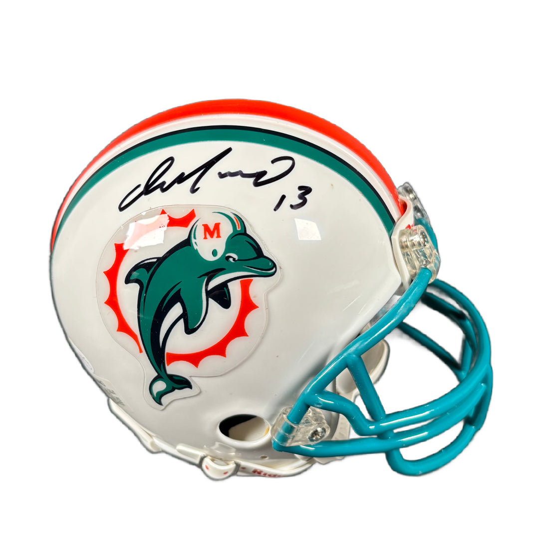 Dan Marino Signed Miami Dolphins Mini Helmet Autographed JSA COA