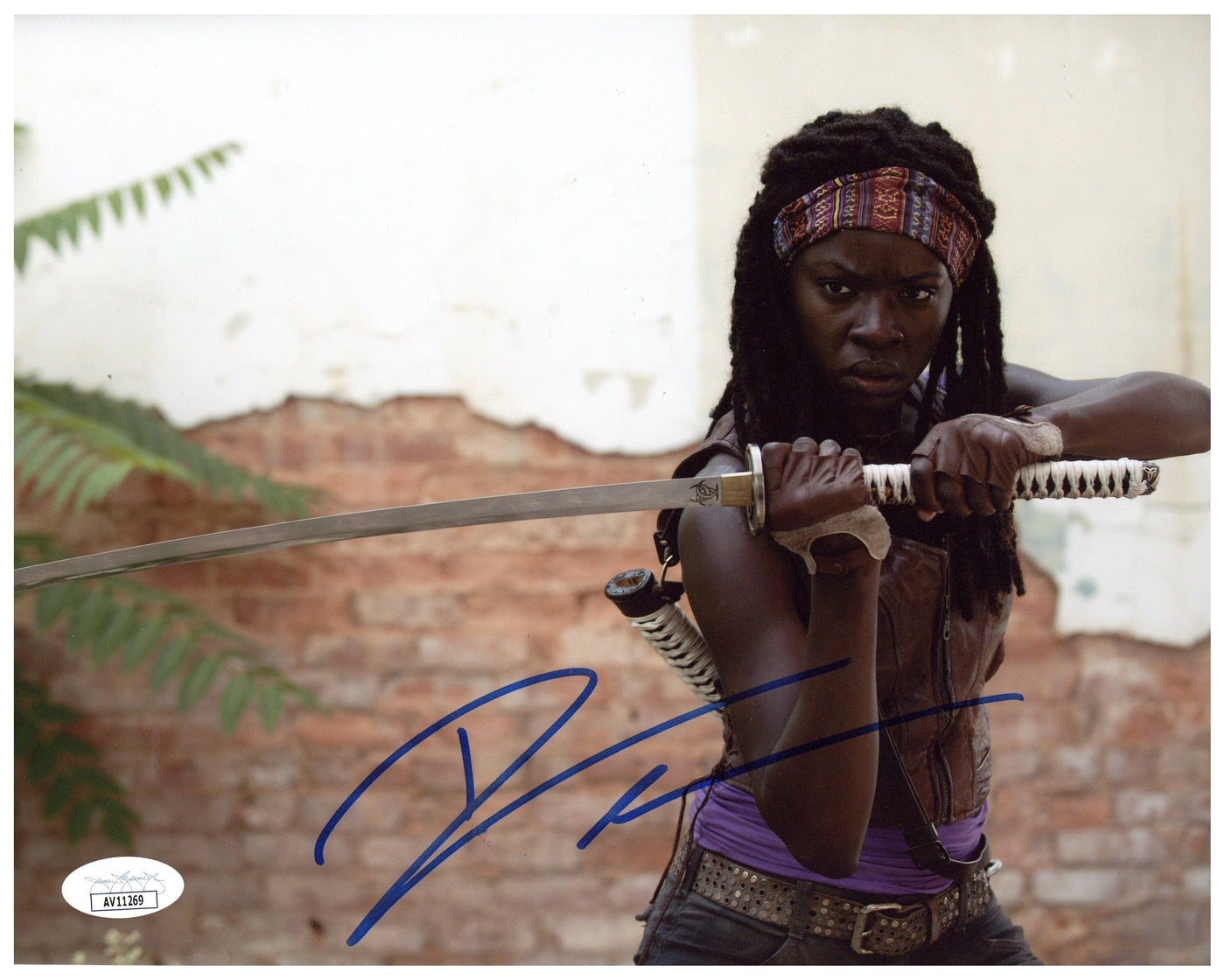 Danai Gurira Signed 8x10 Photo The Walking Dead Michonne Autographed JSA COA #2