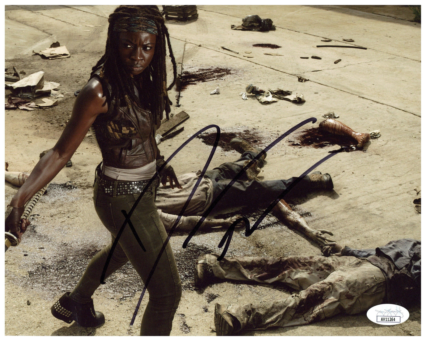 Danai Gurira Signed 8x10 Photo The Walking Dead Michonne Autographed JSA COA #3