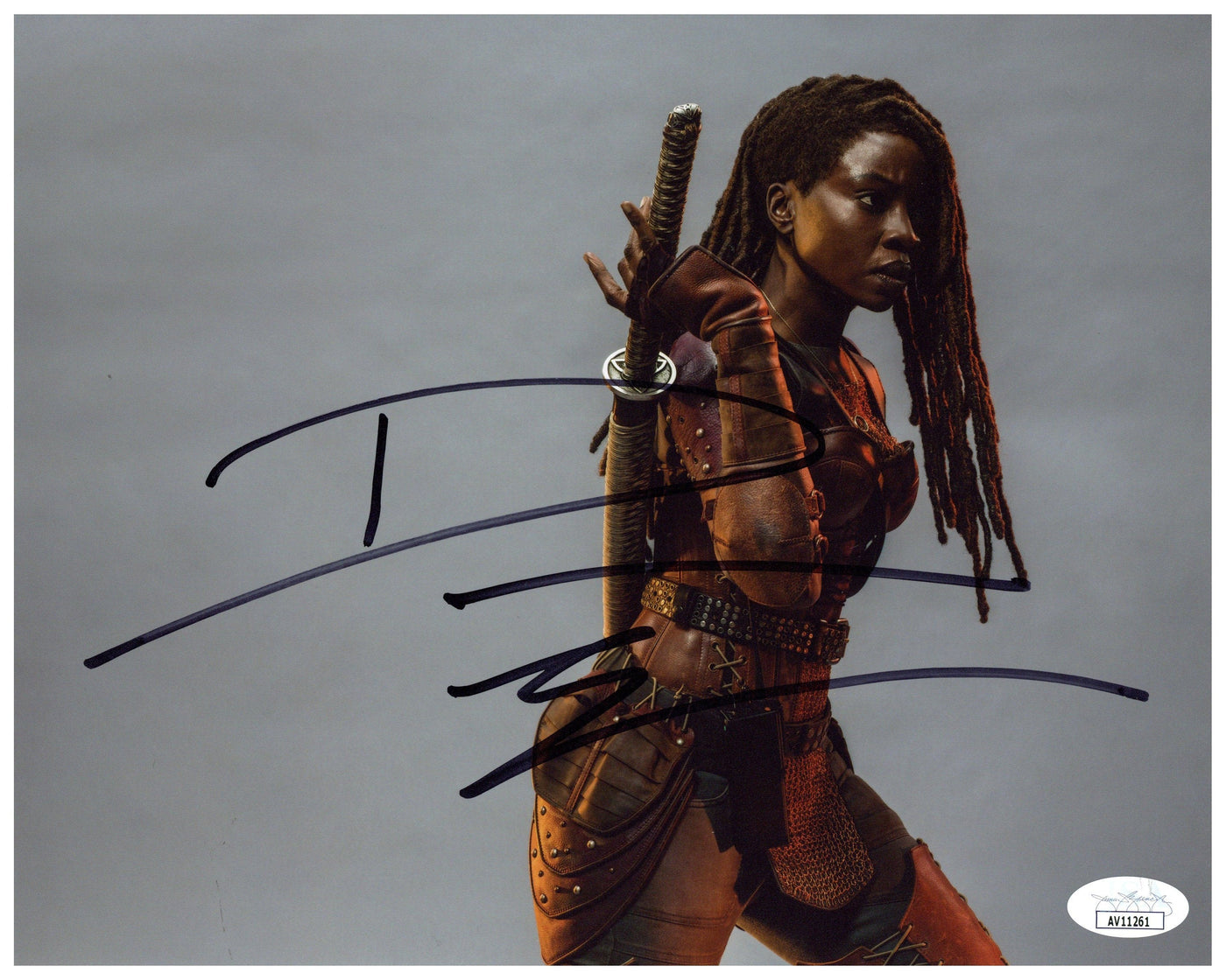 Danai Gurira Signed 8x10 Photo The Walking Dead Michonne Autographed JSA COA #6