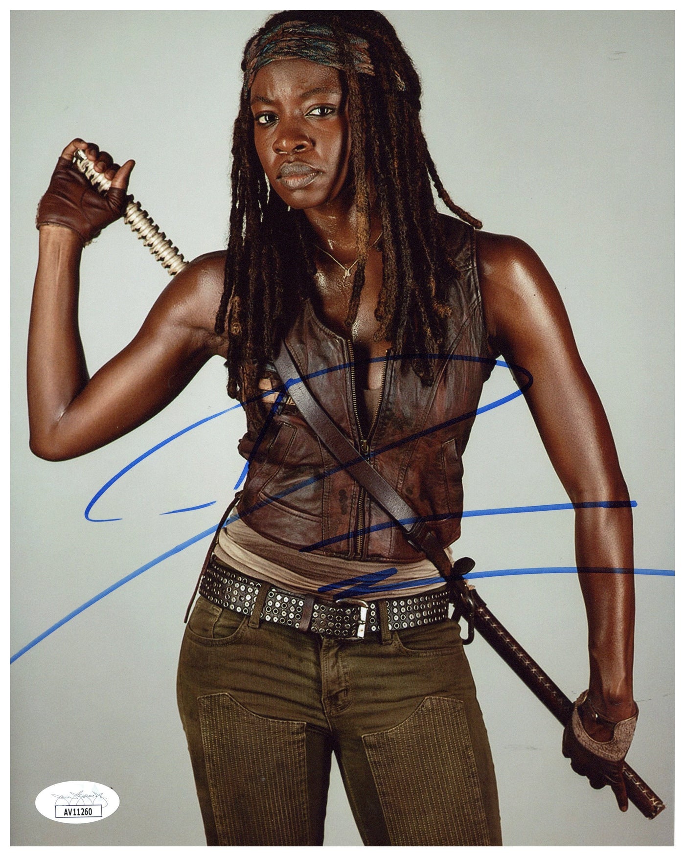 Danai Gurira Signed 8x10 Photo The Walking Dead Michonne Autographed JSA COA #7