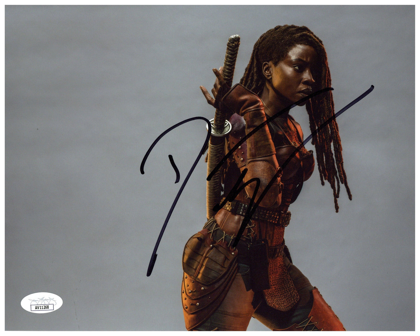 Danai Gurira Signed 8x10 Photo The Walking Dead Michonne Autographed JSA COA