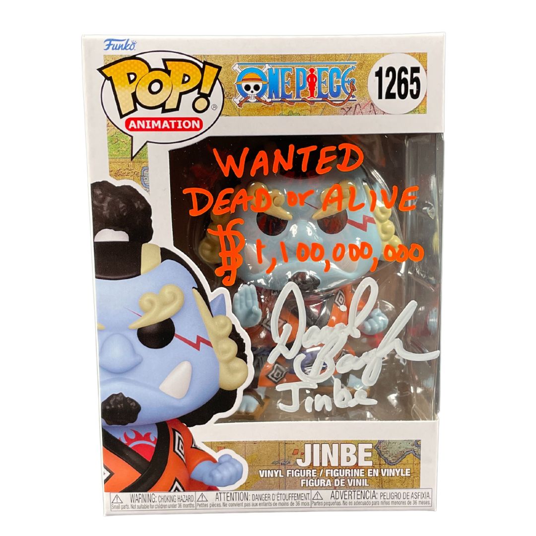 Daniel Baugh Signed Funko Pop One Piece Jinbe Anime Autographed POP COA #4