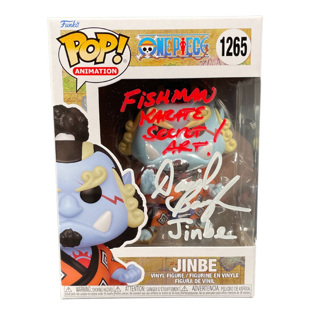 Daniel Baugh Signed Funko Pop One Piece Jinbe Anime Autographed POP COA #5