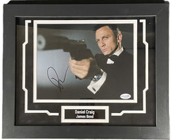 Image of Daniel Craig Signed Custom Framed 8X10 Photo SKYFALL JAMES BOND ACOA COA