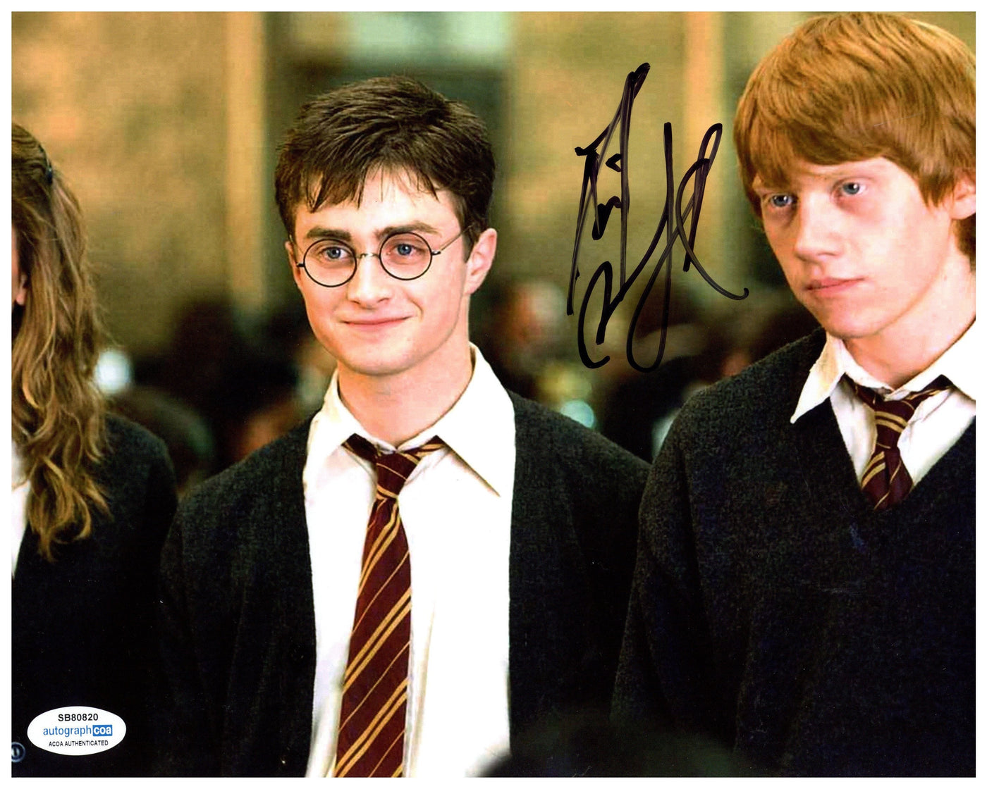 Daniel Radcliffe Autographed 8x10 Photo Harry Potter Signed Authentic AutographCOA