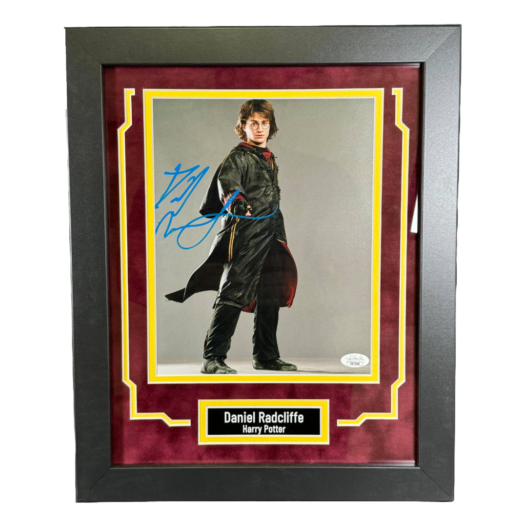 Daniel Radcliffe Signed Custom Framed 8x10 Photo Harry Potter Autographed JSA COA