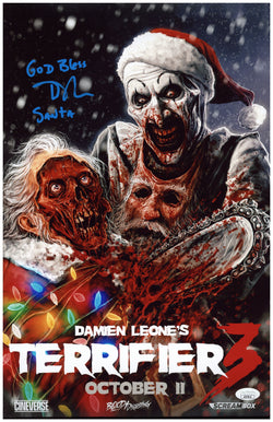 Image of Daniel Roebuck Signed 11x17 Photo Terrifier 3 Santa Autographed JSA COA