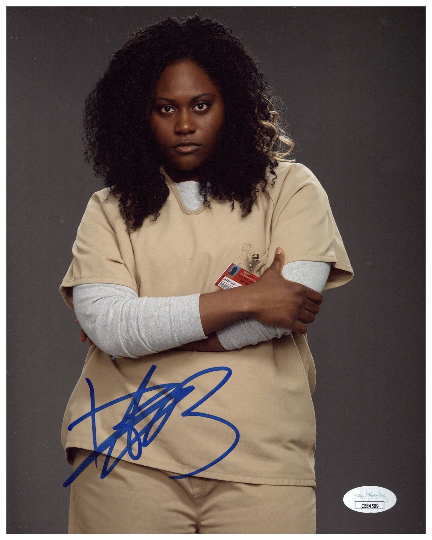 Danielle Brooks Signed 8x10 Photo Netflix Orange is the New Black Autographed JSA COA