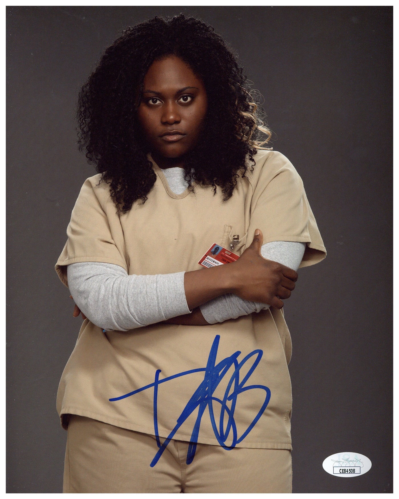 Danielle Brooks Signed 8x10 Photo Netflix Orange is the New Black Autographed JSA COA