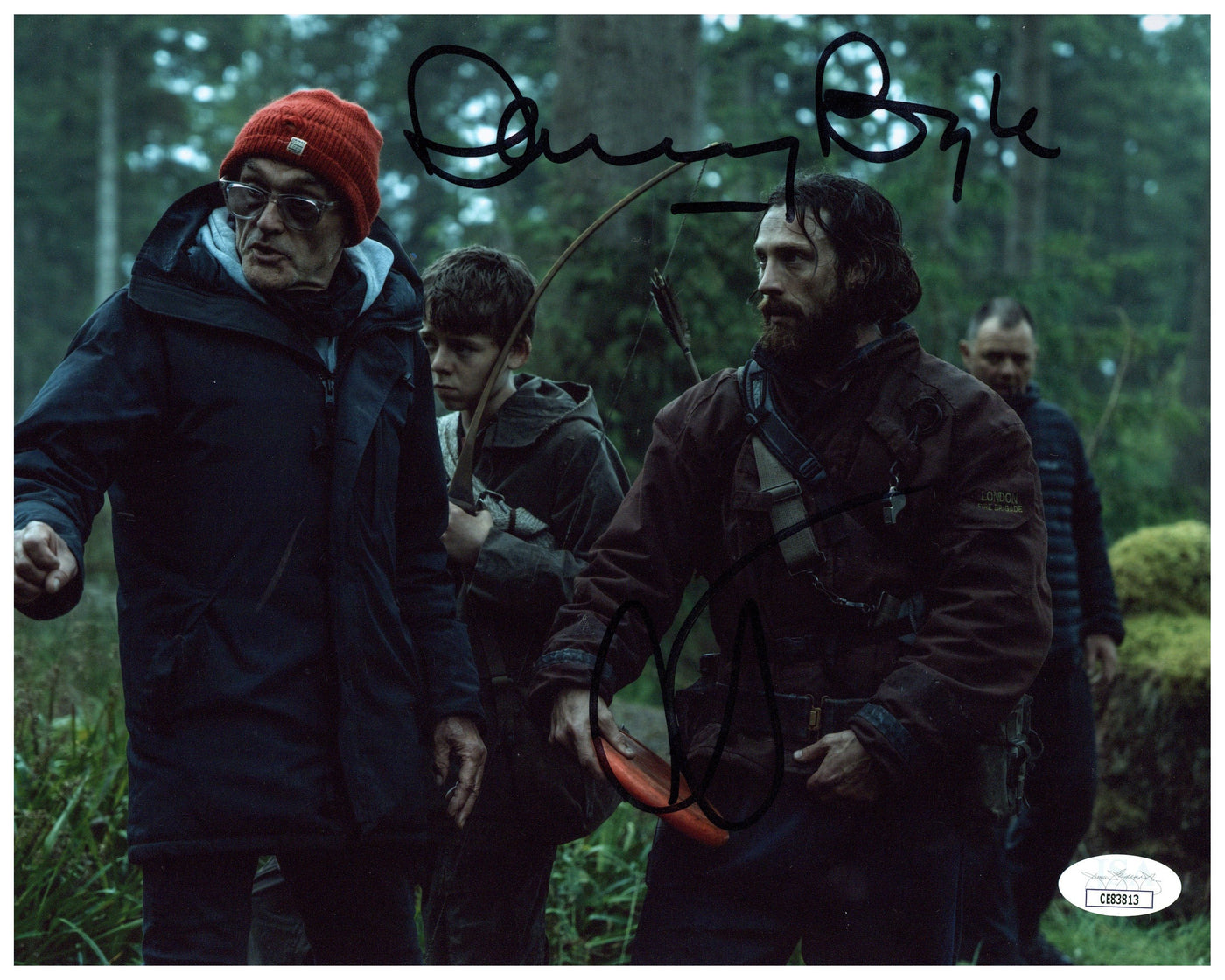 Danny Boyle Aaron Taylor-Johnson Signed 8x10 Photo 28 Years Later Autographed JSA COA
