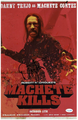 Image of Danny Trejo Signed 11x17 Photo Machete Autographed ACOA