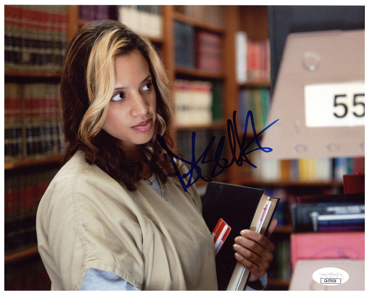 Dascha Polanco Signed 8x10 Photo Orange Is the New Black Autographed JSA COA