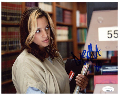 Dascha Polanco Signed 8x10 Photo Orange Is the New Black Autographed JSA COA