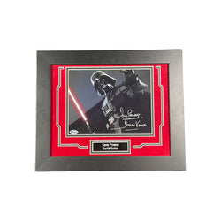 Image of Dave Prowse Signed 8x10 Photo Framed Star Wars Darth Vader Autographed BAS COA