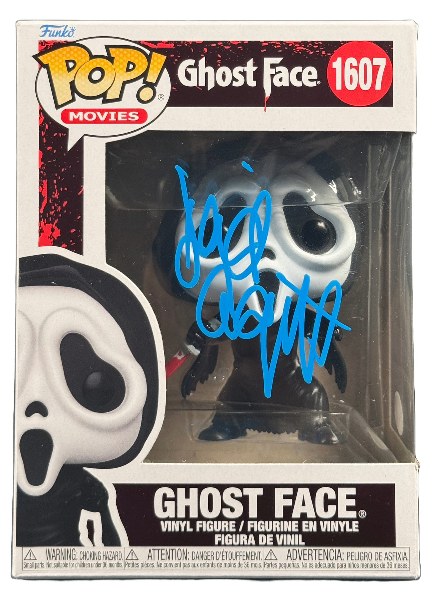 David Arquette Signed Funko POP Scream Ghost Face Autographed JSA COA