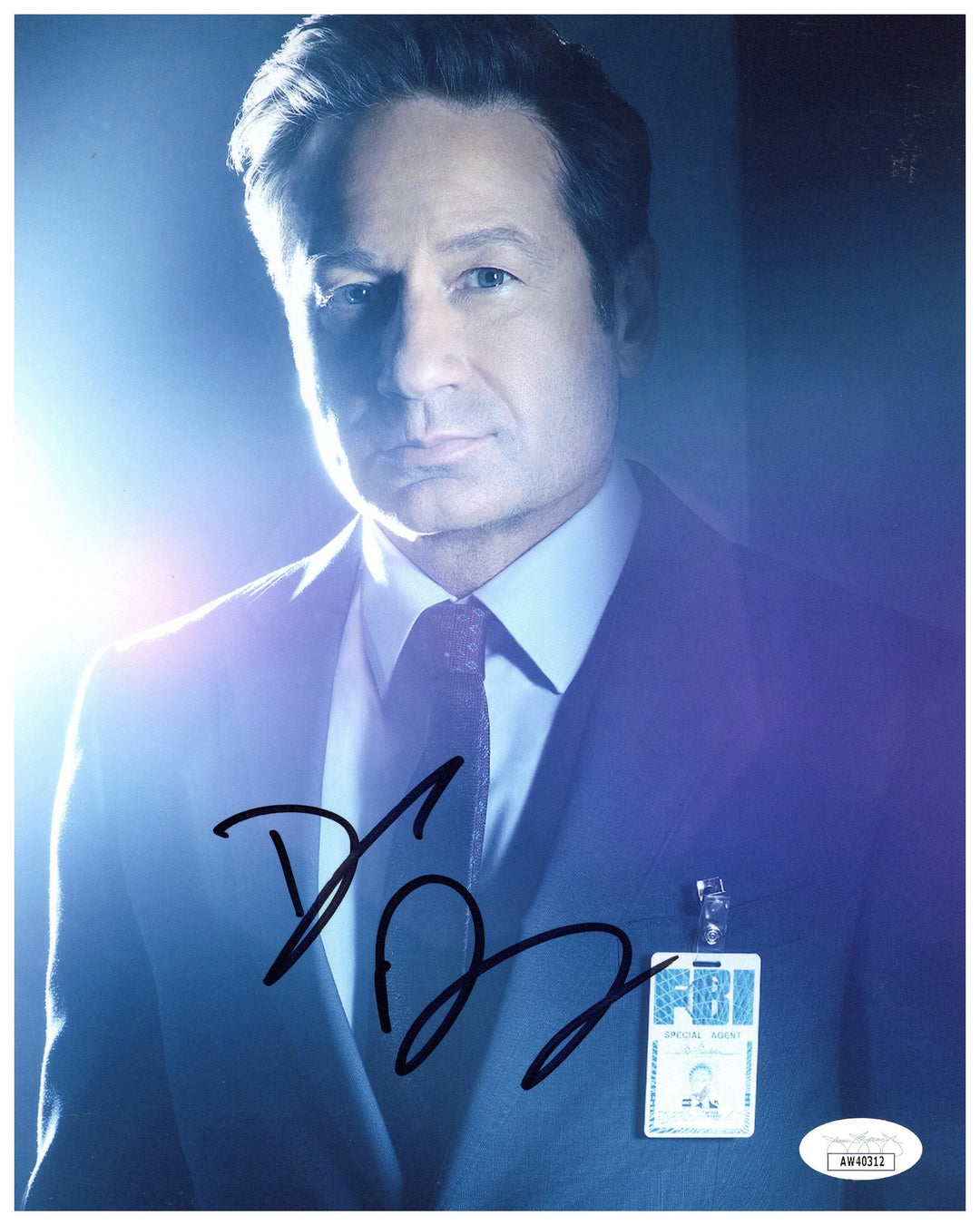 David Duchovny Signed 8x10 Photo X-Files Fox Mulder