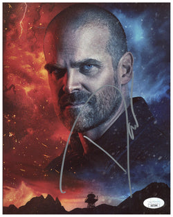 Image of David Harbour Signed 8x10 Photo Stranger Things Authentic Autographed JSA COA
