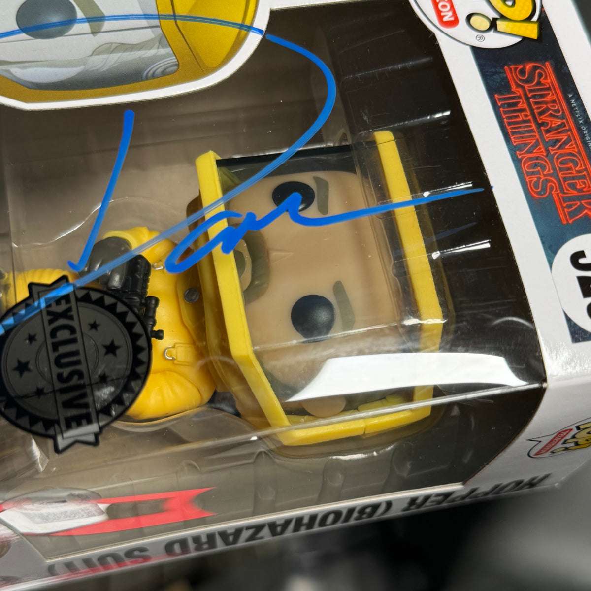 David Harbour Signed Funko Pop Stranger Things Hopper SE Autographed BAS COA