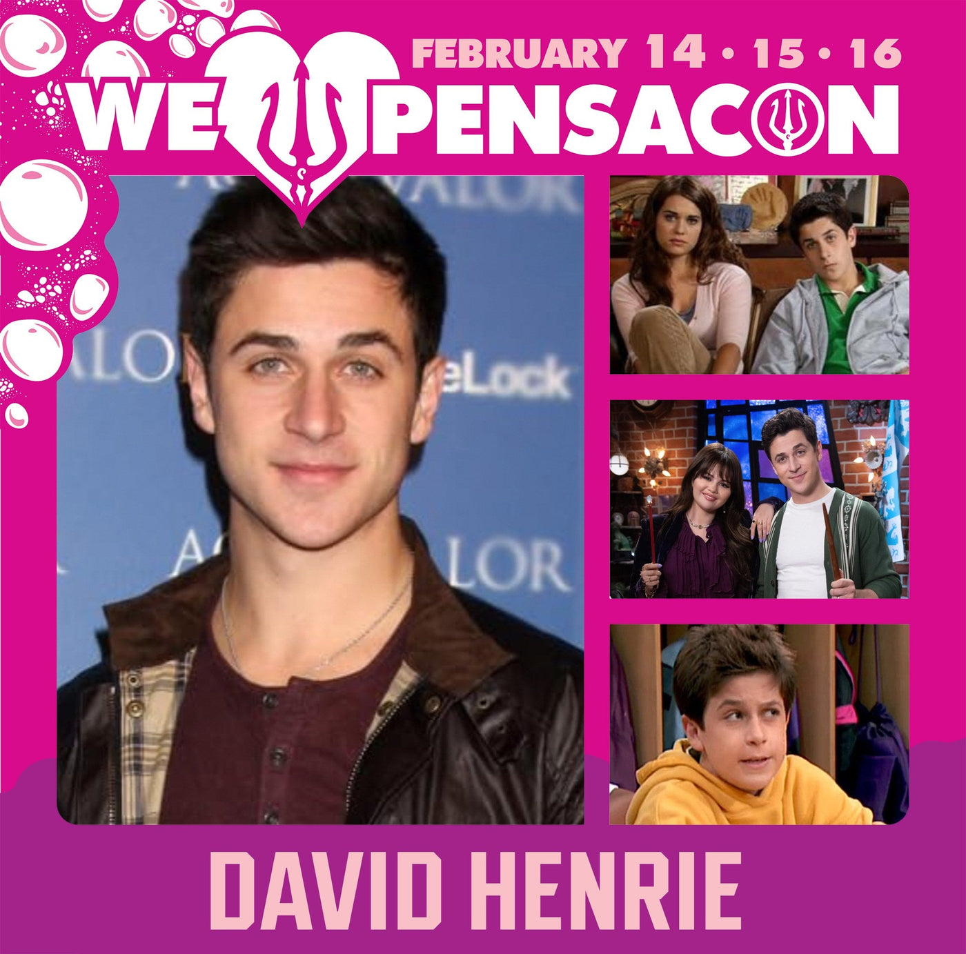 David Henrie Official Autograph Mail-In Service - Pensacon 2025