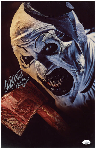 David Howard Thornton Signed 11x17 Photo Terrifier Art Autographed JSA COA
