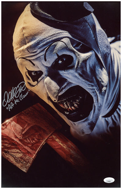 David Howard Thornton Signed 11x17 Photo Terrifier Art Autographed JSA COA