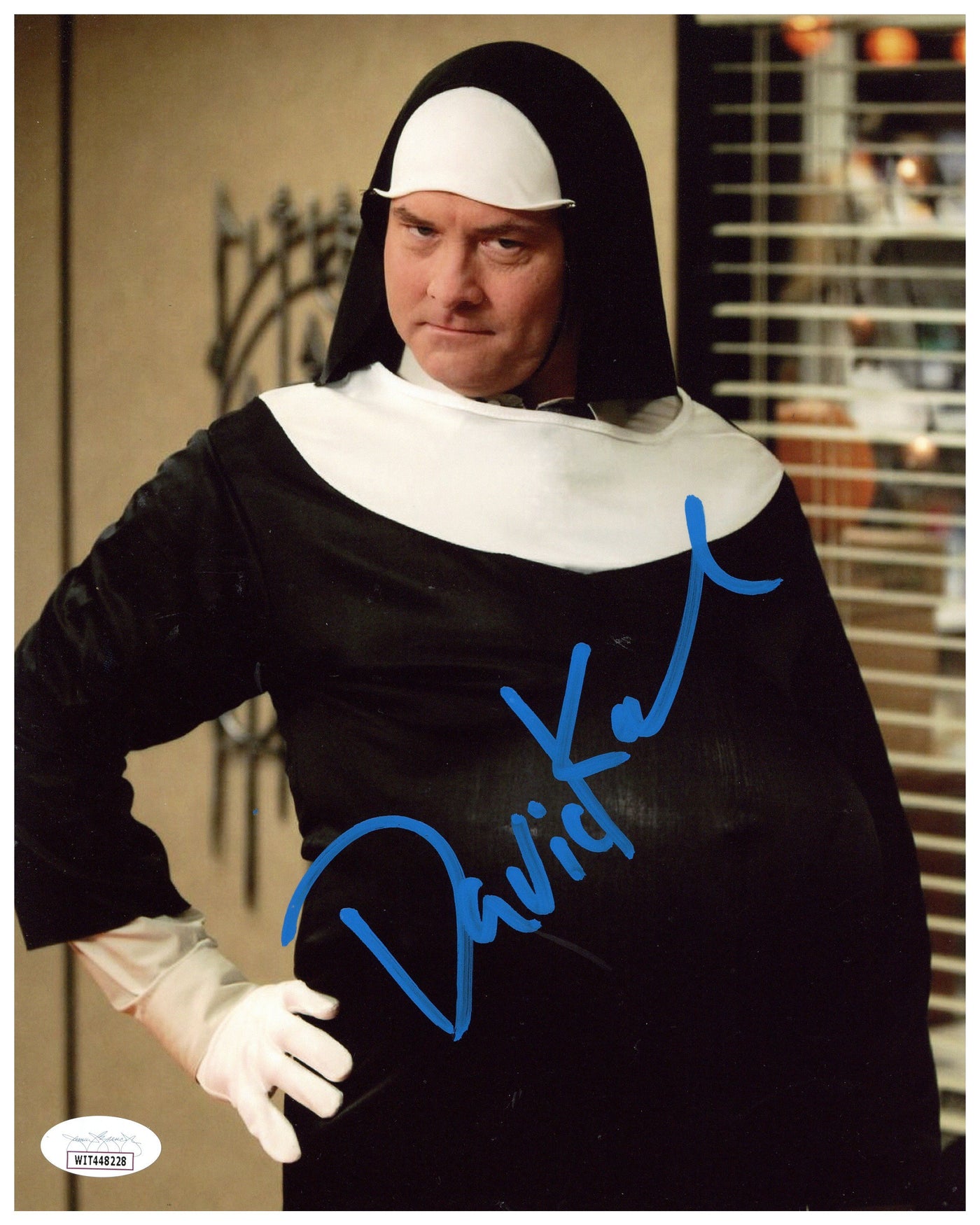 David Koechner Signed 8x10 Photo The Office Todd Packer Autographed JSA COA 2