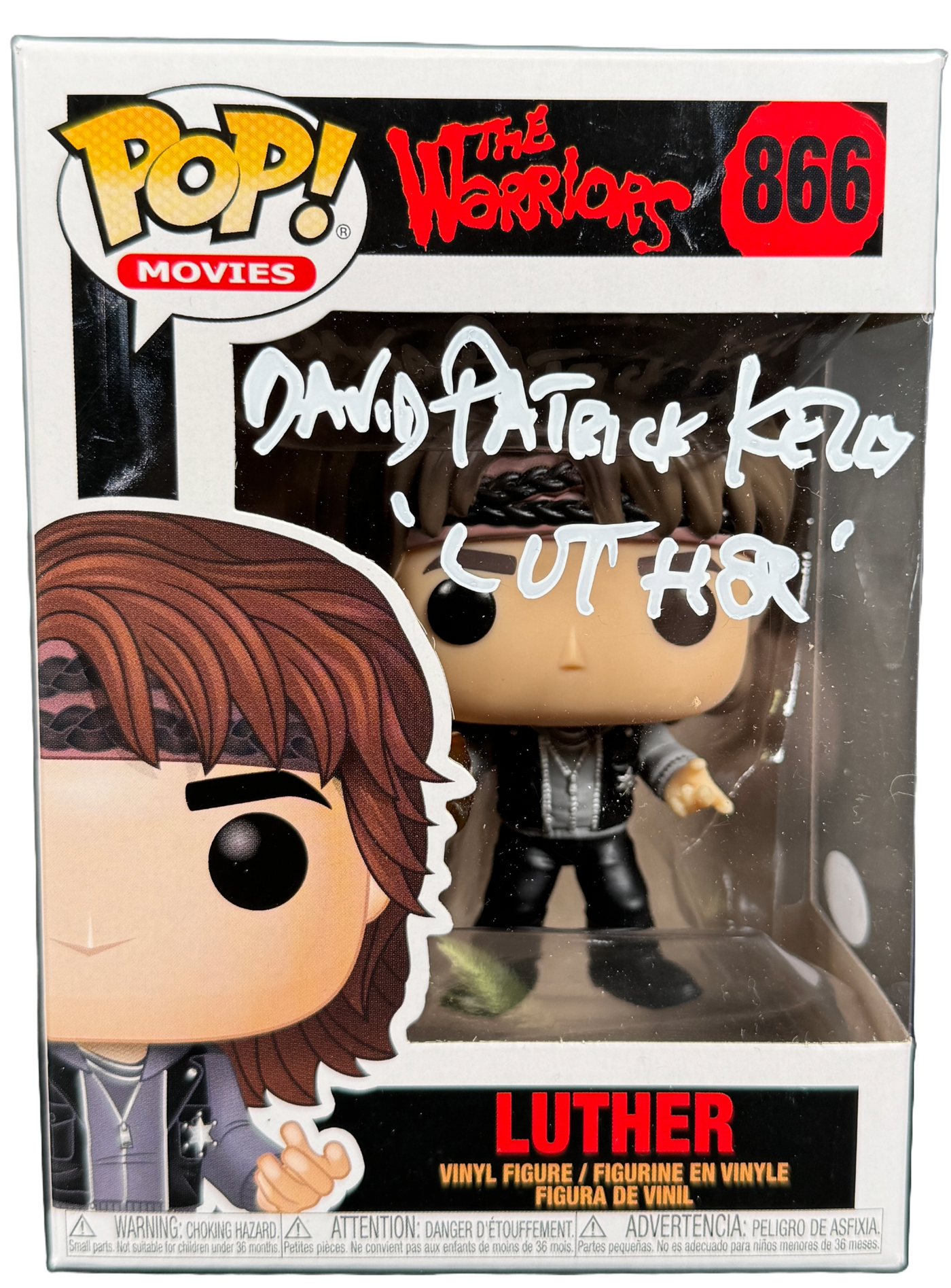 David Patrick Kelly Signed Funko POP The Warriors Luther Autographed JSA COA