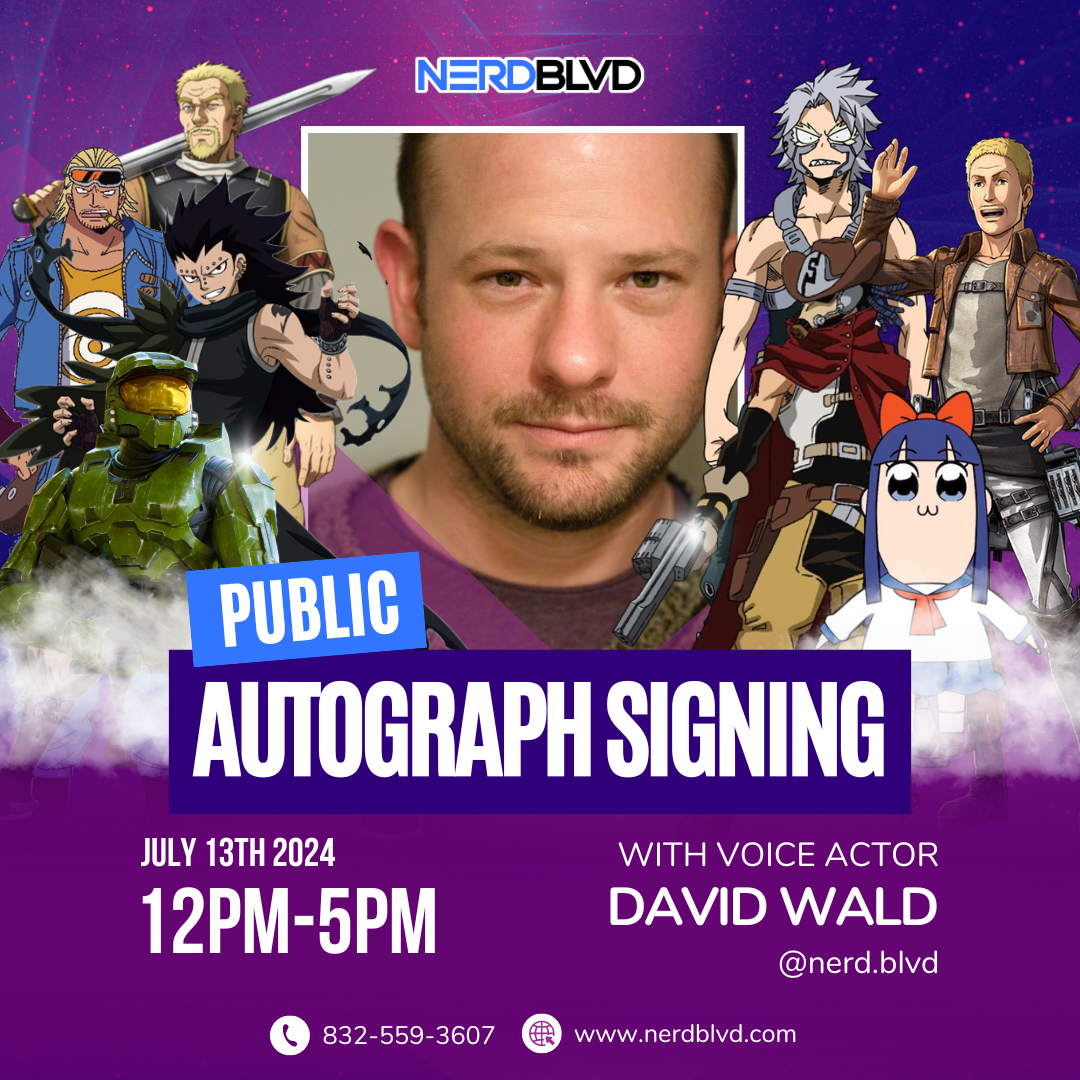 David Wald Official Autograph Mail-In Service - Nerd Blvd Public Signing