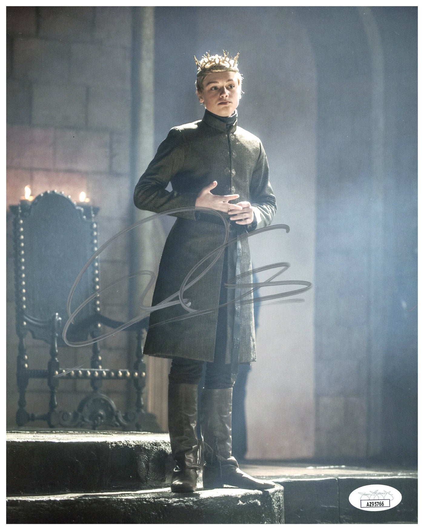 Dean Charles Chapman Signed King Tommen Baratheon 8x10 Photo Game Of Thrones JSA