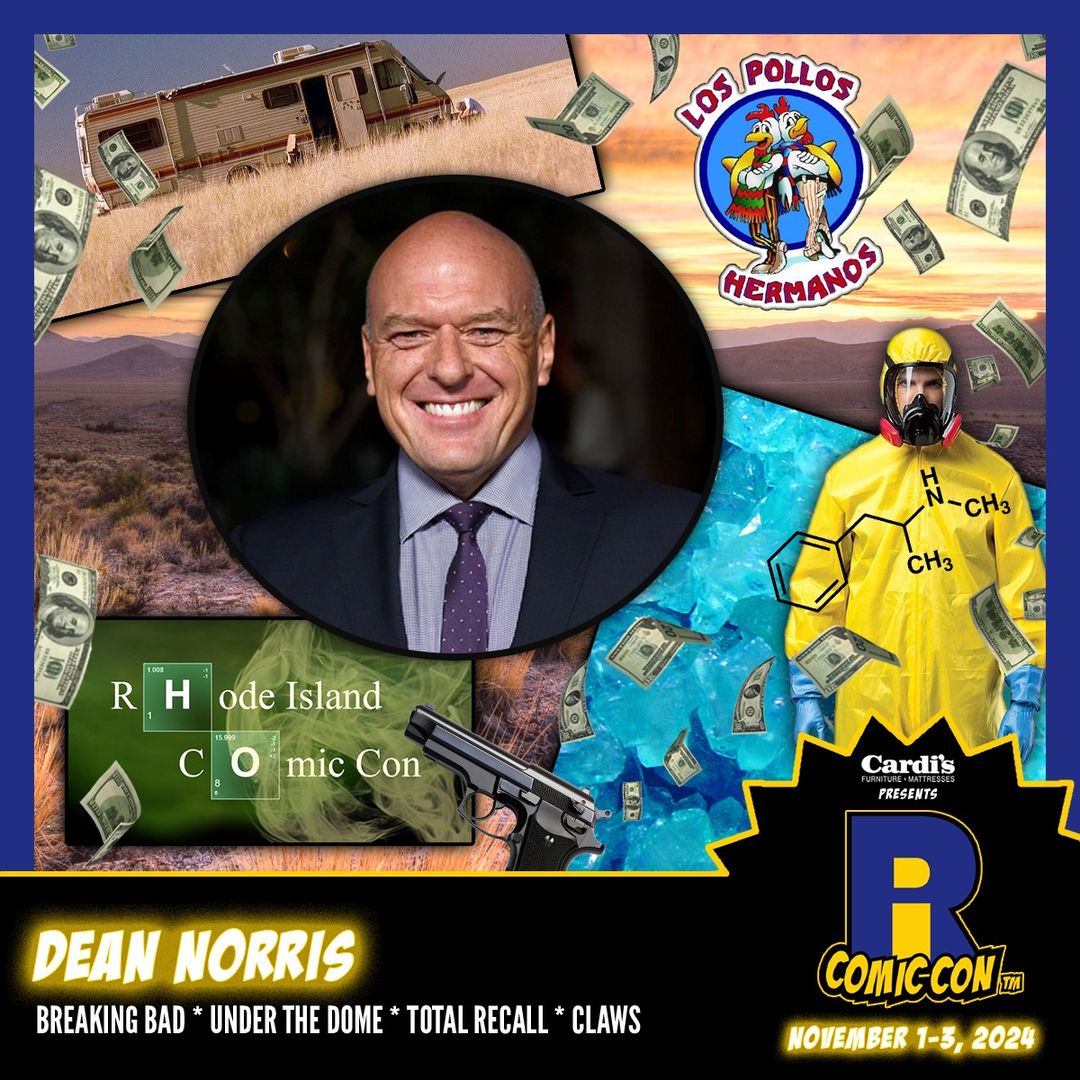 Dean Norris Official Autograph Mail-In Service - Rhode Island Comic Con 2024