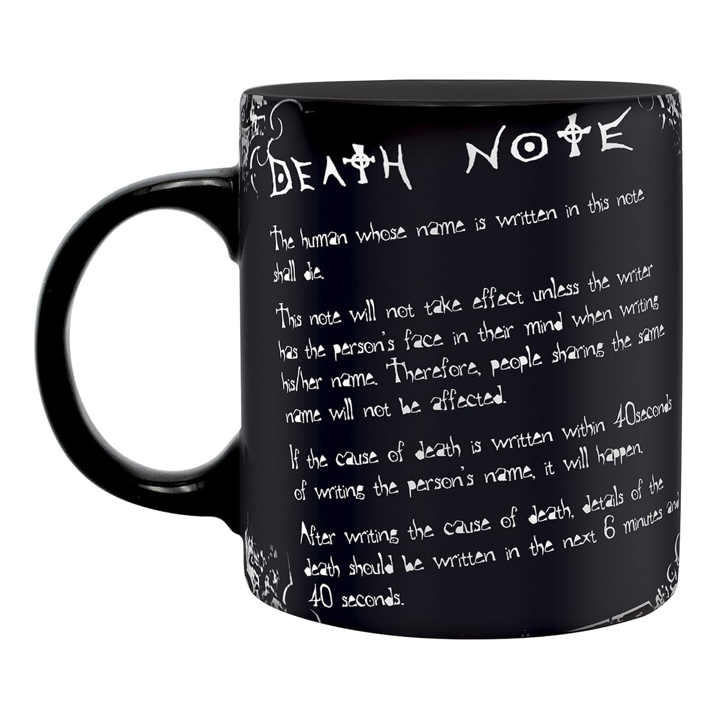 Death Note Detective L Gift Set Coffee Mug 11 Oz. Notebook & Metal Keychain Anime