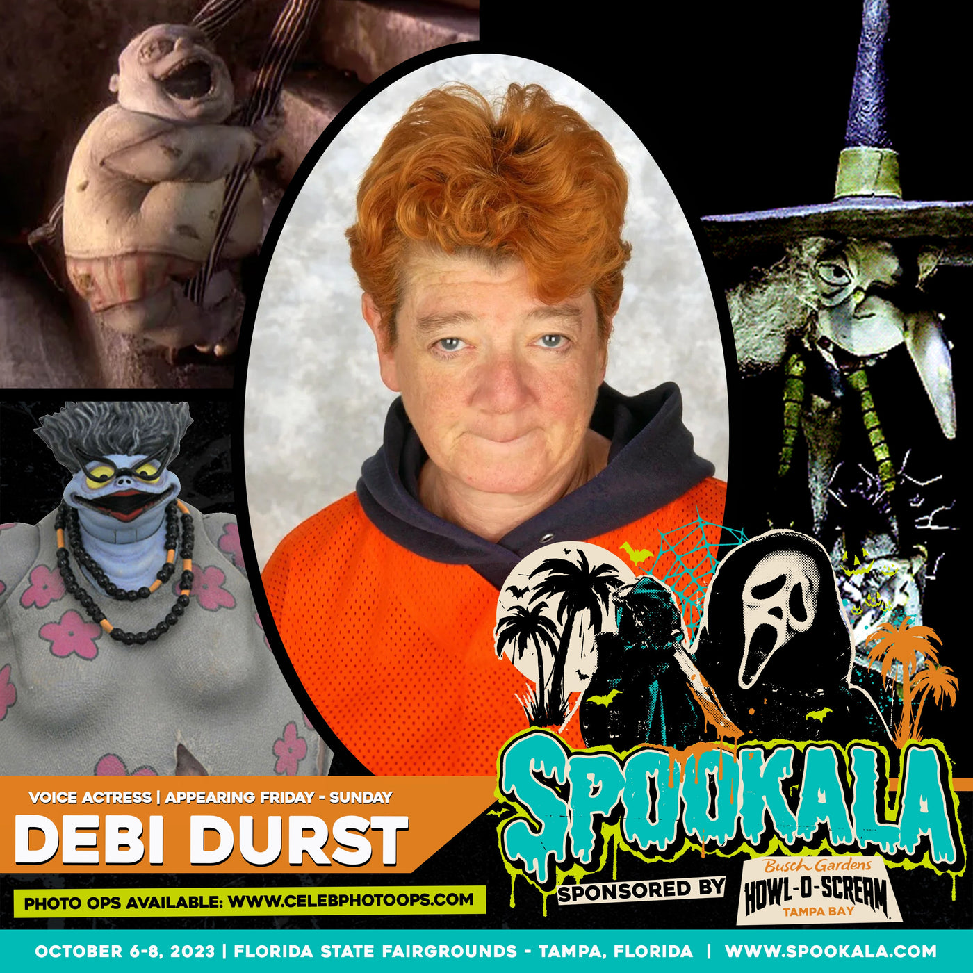 Debi Durst Official Autograph MailIn Service Spookala Tampa 2023