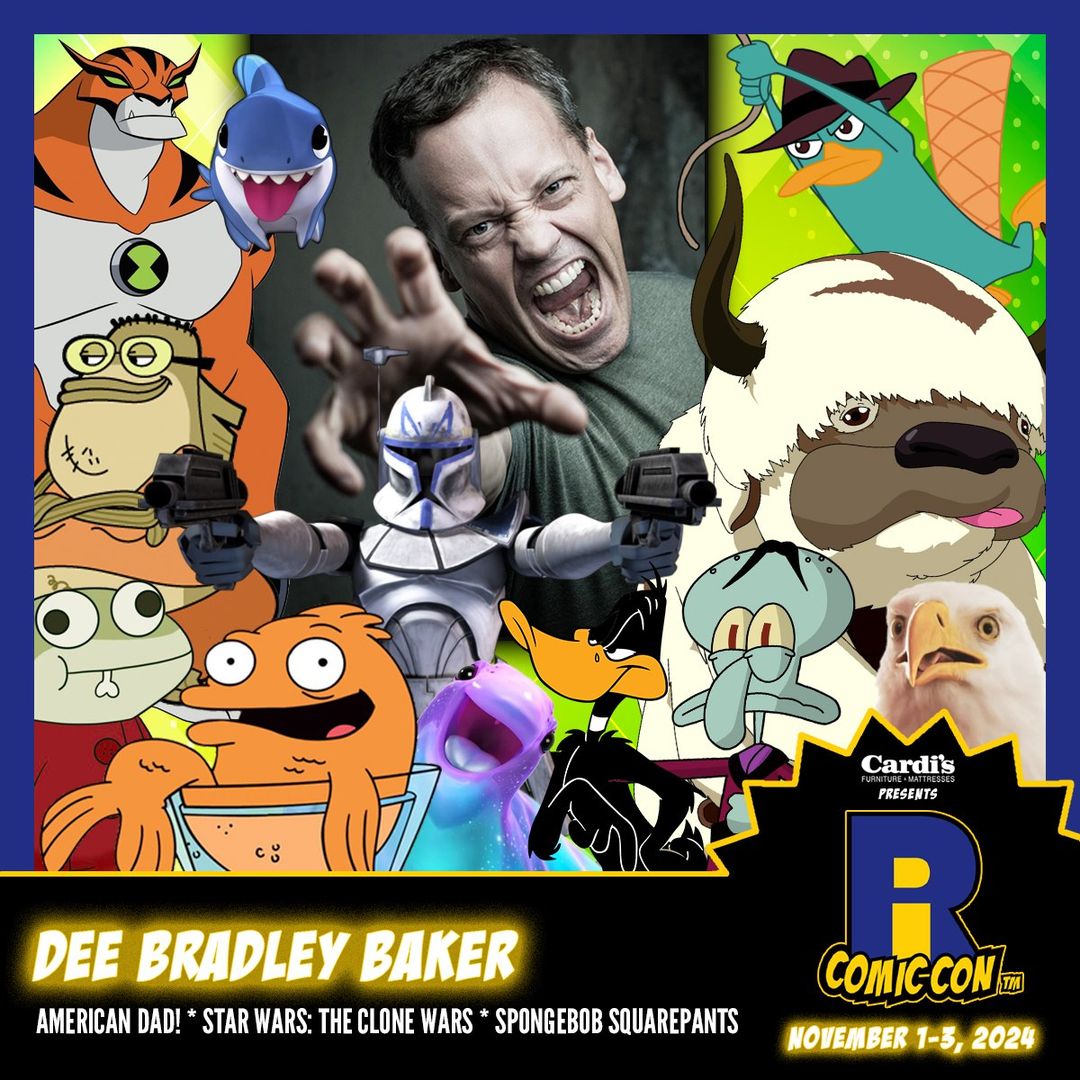 Dee Bradley Baker Official Autograph Mail-In Service - Rhode Island Comic Con 2024