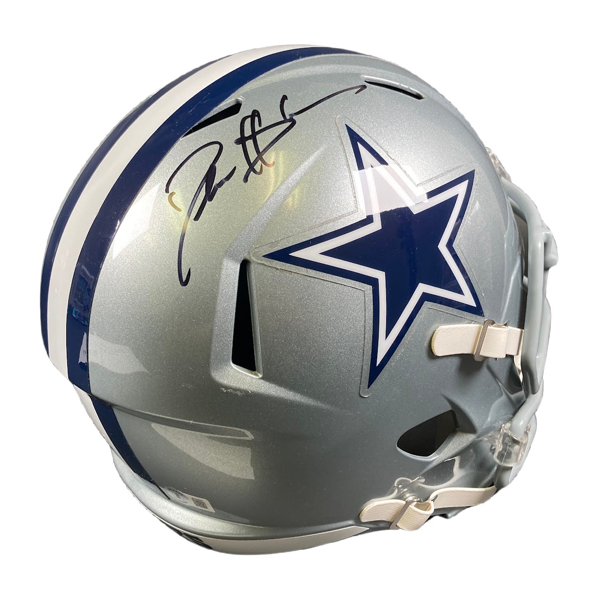 Deion Sanders Autograph Dallas Cowboys Full Size Helmet Signed Beckett COA