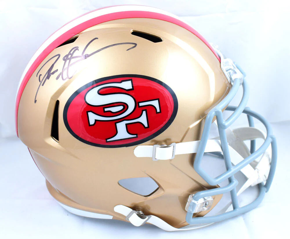 Deion Sanders Signed San Francisco 49ers F/S Speed Helmet Autographed BAS COA