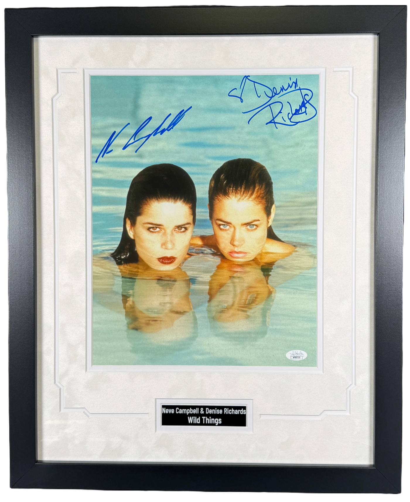 Denise Richards & Neve Campbell Signed Custom Framed Wild Things 11x14 JSA COA