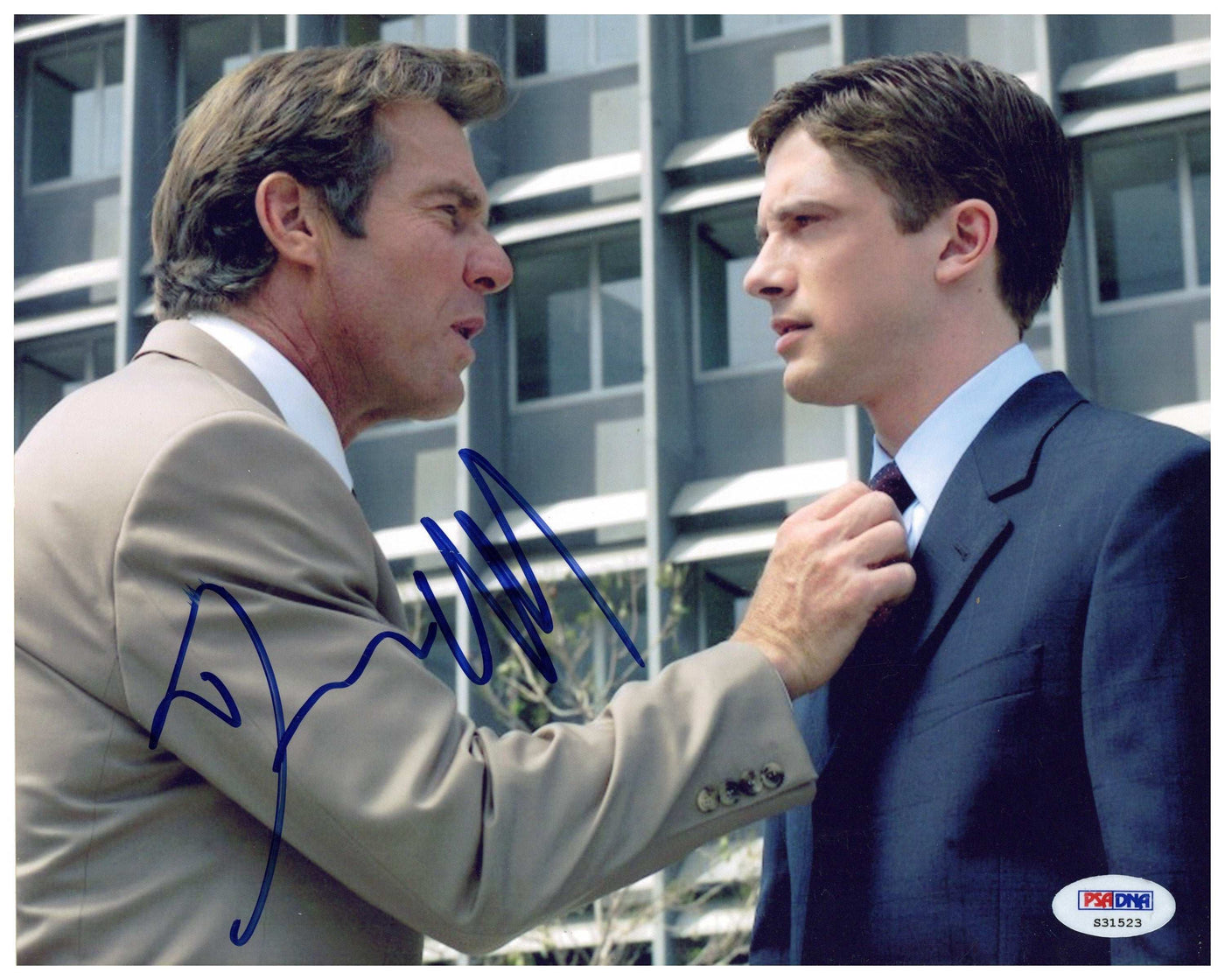 Dennis Quaid Autographed 8x10 Photo In Good Company Signed PSA COA