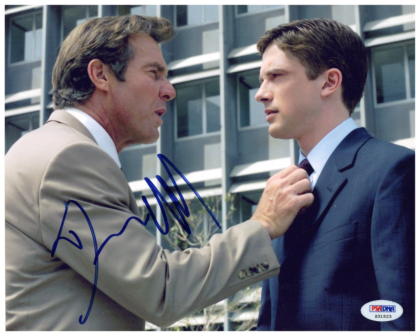 Dennis Quaid Autographed 8x10 Photo In Good Company Signed PSA COA