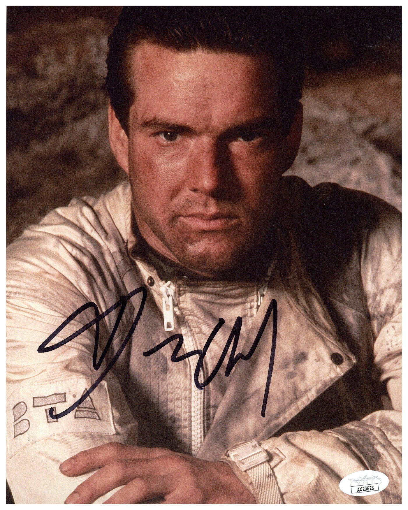 Dennis Quaid Signed 8x10 Photo Enemy Mine Autographed JSA COA